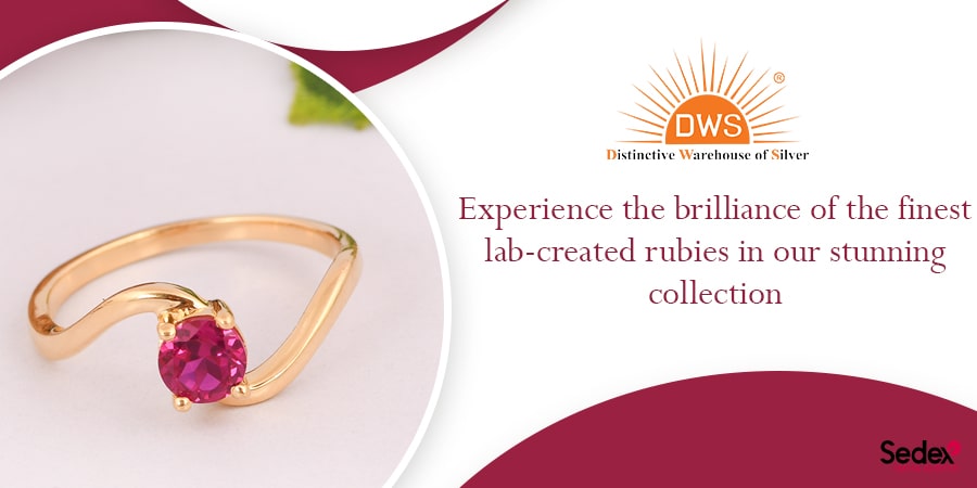 Experience the brilliance of the finest lab-created rubies in our stunning collection